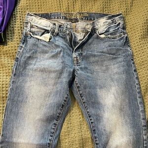 American Eagle Outfitters Men's Light Blue Relaxed Jeans